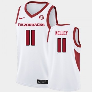 Men Karter Knox White Arkansas Razorbacks #11 College Basketball 2025-26 Jersey 160226-573